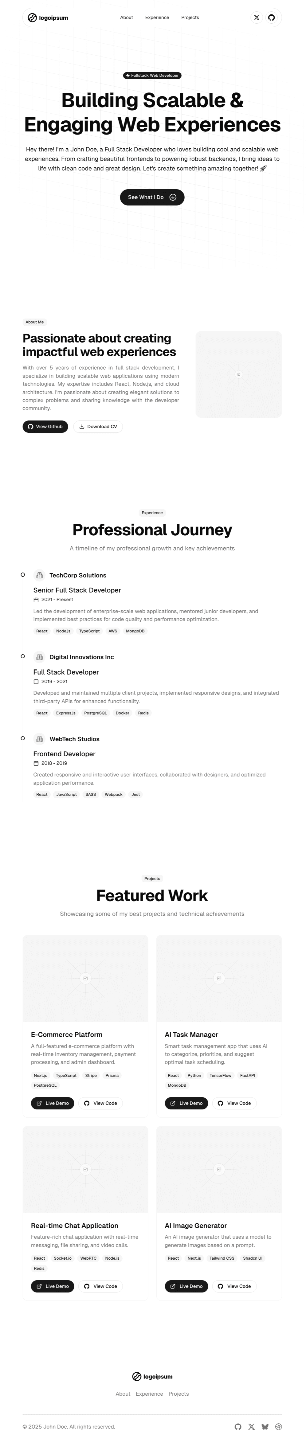 Portfolio Template 1